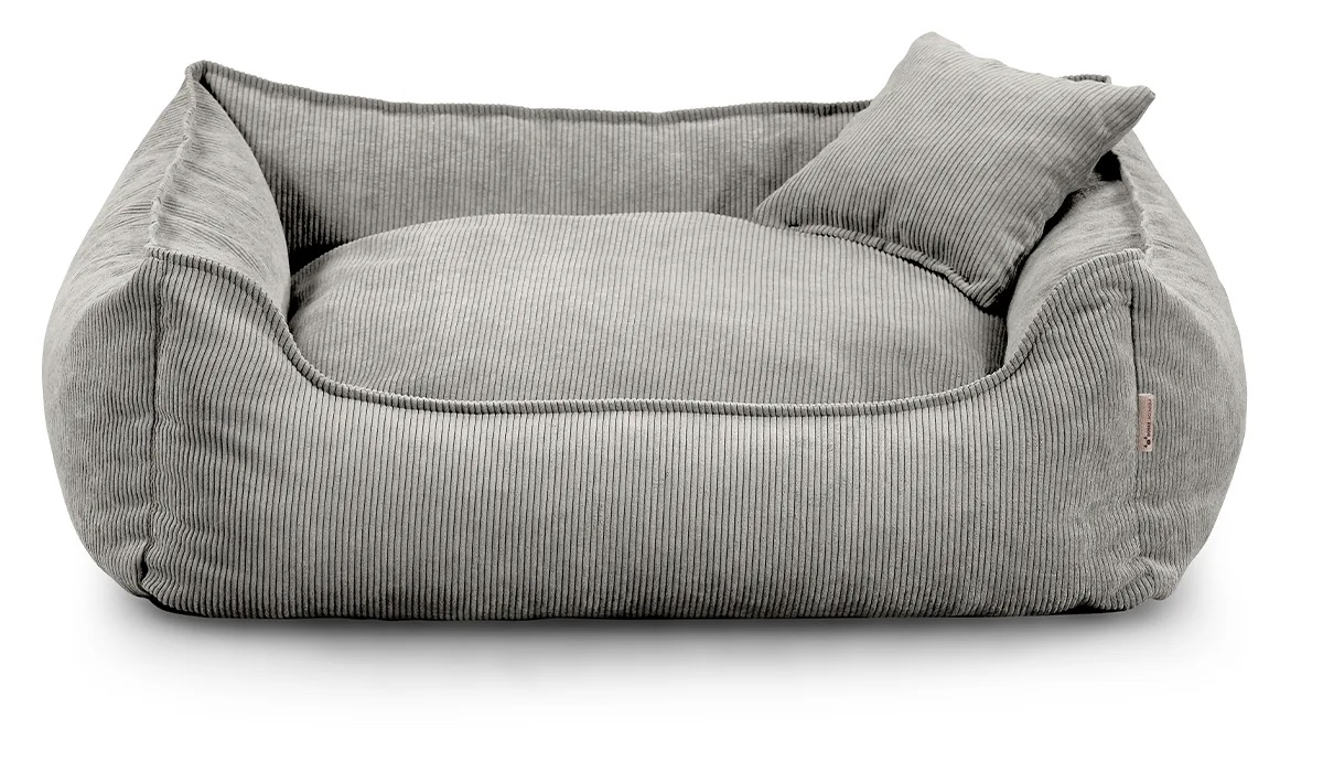 Vsepropejska Finley manšestr pelech pro psa se zipem Barva: Šedá, Rozměr (cm): 110 x 90 Vsepropejska Finley manšestr pelech pro psa se zipem Barva: Šedá, Rozměr (cm): 110 x 90