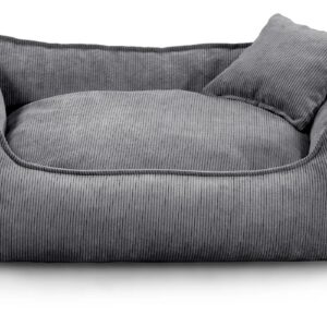 Vsepropejska Finley manšestr pelech pro psa se zipem Barva: Tmavě-šedá, Rozměr (cm): 90 x 75