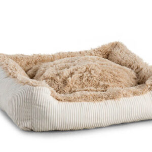 Vsepropejska Shaggy pelech pro psa s kožíškem Barva: Bílá, Rozměr (cm): 110 x 85