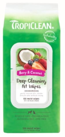 Tropiclean hloubkově čistící ubrousky 100ks Tropiclean hloubkově čistící ubrousky 100ks