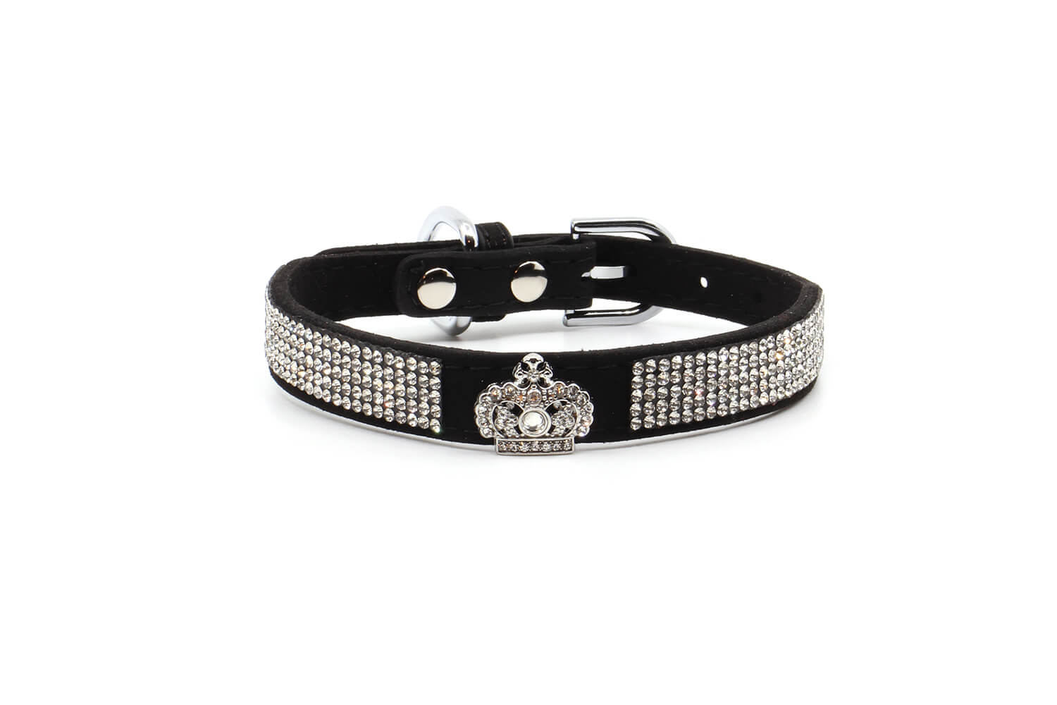 Vsepropejska Laura třpytivý obojek pro psa | 15 - 30 cm Barva: Černá, Obvod krku: 18 - 24 cm Vsepropejska Laura třpytivý obojek pro psa | 15 - 30 cm Barva: Černá, Obvod krku: 18 - 24 cm