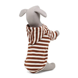 Vsepropejska Lago tričko pro psa s kapucí Barva: Hnědá, Délka zad (cm): 30, Obvod hrudníku: 36 – 44 cm