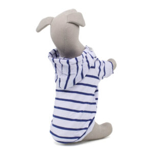 Vsepropejska Lago tričko pro psa s kapucí Barva: Modrá, Délka zad (cm): 25, Obvod hrudníku: 30 – 36 cm