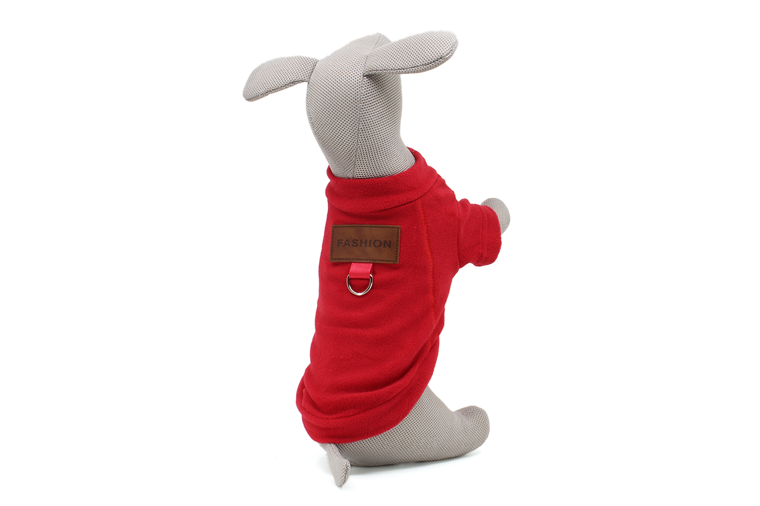 Vsepropejska Hello fleecová mikina pro psa Barva: Červená, Délka zad (cm): 53, Obvod hrudníku: 57 - 64 cm Vsepropejska Hello fleecová mikina pro psa Barva: Červená, Délka zad (cm): 53, Obvod hrudníku: 57 - 64 cm