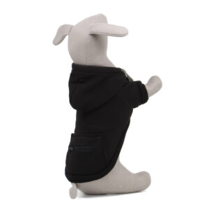 Vsepropejska Pocket mikina pro psa s kapsou Barva: Černá, Délka zad (cm): 44, Obvod hrudníku: 54 – 62 cm