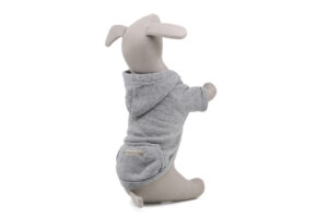 Vsepropejska Pocket mikina pro psa s kapsou Barva: Šedá, Délka zad (cm): 24, Obvod hrudníku: 30 - 36 cm