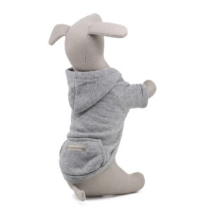 Vsepropejska Pocket mikina pro psa s kapsou Barva: Šedá, Délka zad (cm): 35, Obvod hrudníku: 42 – 48 cm