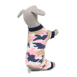 Vsepropejska Blur maskáčová kombinéza pro psa Barva: Růžová, Délka zad (cm): 29, Obvod hrudníku: 37 – 44 cm