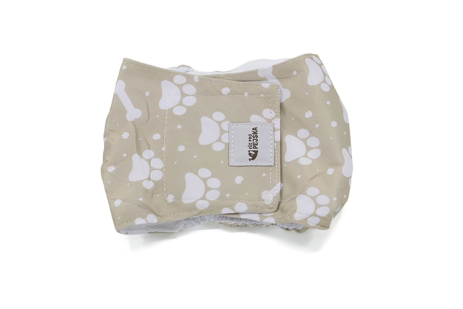 Vsepropejska StayDry protiznačkovací pás pro psa Barva: Tlapky béžová, Obvod slabin (cm): 28 - 36 Vsepropejska StayDry protiznačkovací pás pro psa Barva: Tlapky béžová, Obvod slabin (cm): 28 - 36