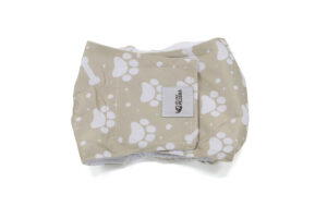 Vsepropejska StayDry protiznačkovací pás pro psa Barva: Tlapky béžová, Obvod slabin (cm): 54 - 62