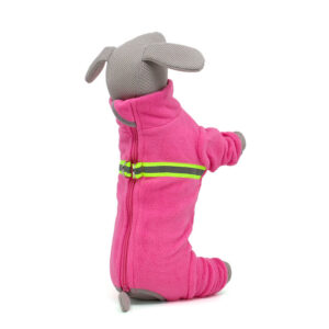 Vsepropejska Warmie fleecová kombinéza pro psa Barva: Růžová, Délka zad (cm): 25, Obvod hrudníku: 32 – 38 cm
