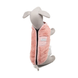 Vsepropejska Softie fleecová mikina pro psa na ZIP Barva: Růžová, Délka zad (cm): 23-24, Obvod hrudníku: 32 – 40 cm