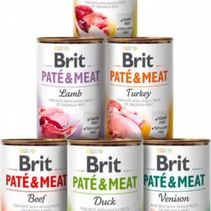 Brit .Brit Dog konz Paté & Meat Mix pack 6 x 400 g