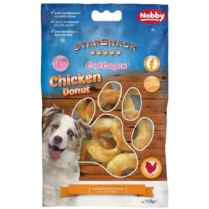 Nobby StarSnack Barbecue Chicken Donut Collagen 110 g