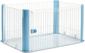 Barevná ohrádka pro psy a štěňata se dnem BLADE - velká modrá