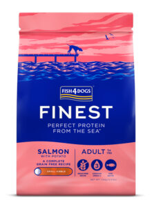 FISH4DOGS Granule velké pro dospělé psy Finest losos s bramborami 1,5 kg, 1+