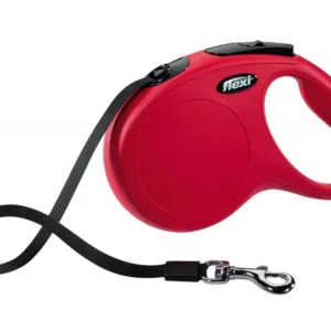 Vodítko Flexi Classic M 5m (max 25kg) pásek červená