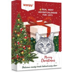Wanpy Adventní kalendář kočka 100g