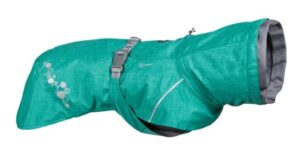 Obleček Hurtta Monsoon coat II ECO paví zeleň 35