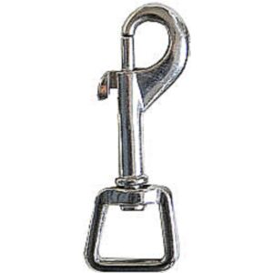 Vodítka pro psy - karabina (hranaté oko), 70 x 19mm