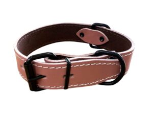 Bafpet Obojek HERRY černé kování 50cm/35mm růžová