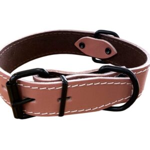 Bafpet Obojek HERRY černé kování 50cm/35mm růžová