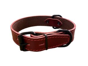 Bafpet Obojek HERRY černé kování 60cm/35mm bordó