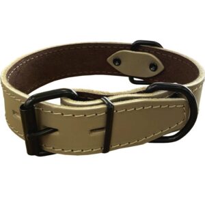 Bafpet Obojek HERRY černé kování 55cm/35mm šedá