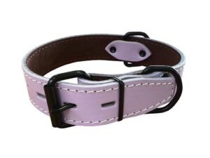 Bafpet Obojek HERRY černé kování 55cm/35mm fialová