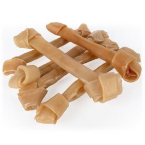 Uzel z bůvolí kůže, krmivo pro psy, 38cm, balení 6ks