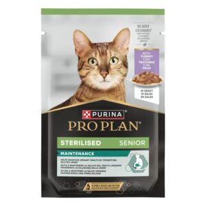 Pro Plan Cat kapsička Senior 7+ Sterilised s krůtou ve šťávě 85g