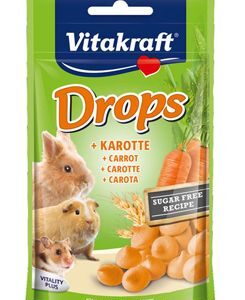Vitakraft all Rodent Carotties Drops pochoutka pro hlodavce 75g