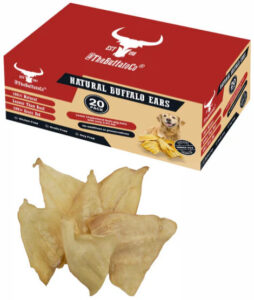 The Buffalo Co. Sušené buvolí uši – 20 kusů