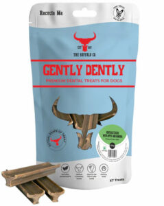 The Buffalo Co. Gently Dently Dentální pamlsky s jablkem a banánem 175 g