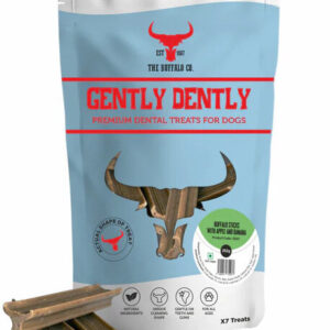 The Buffalo Co. Gently Dently Dentální pamlsky s jablkem a banánem 175 g