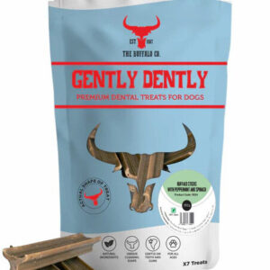 The Buffalo Co. Gently Dently Dentální pamlsky s mátou a mořskou řasou 175 g