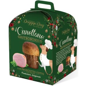 DoggyeBag Canettone Gastronomico Vánoční dezert s vařenou šunkou 125 g