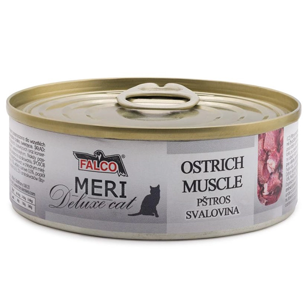 MERI Deluxe Cat pštros svalovina 80g MERI Deluxe Cat pštros svalovina 80g