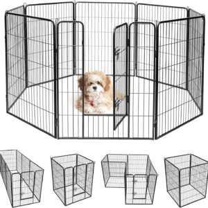 Kovová ohrádka pro zvířata 80 x 100 cm – 240x80x100 cm