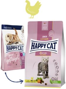 Happy Cat HC NEW Junior Land Geflügel Drůbež 1,3 kg