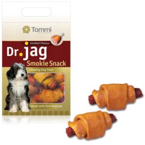 Smokie Hot Dog bůvolí pamlsek pro psy, 16ks - 550g