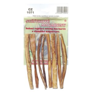 Vepřová střívka - doplňkové krmivo pro psy, 12cm