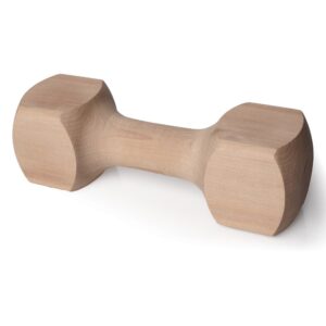 Dřevěná činka aport - hračka pro psy 650g, 25cm