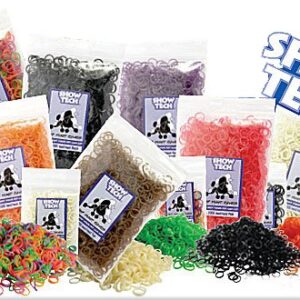 Latexové gumičky pro psy – 100ks / Barva: Červená, Počet kusů: 100ks