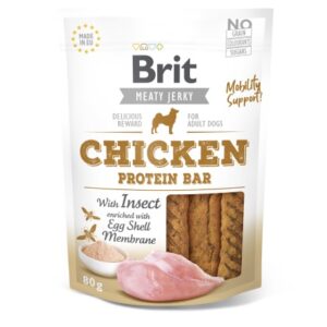 Brit Meaty Jerky Chicken Protein Bar – 80g