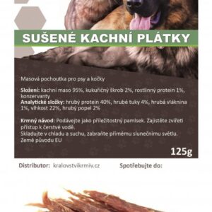 Sušené kachní plátky 125g