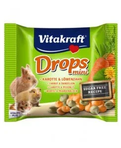 Vitakraft all Rodent poch. Carotties mini Drops 40g