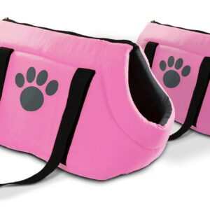 Barevná taška na psa – L Barva: Růžová, Velikosti: L