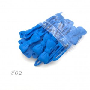 Plastová spona mašle pro psy 4,5 cm - Barva: Modrá