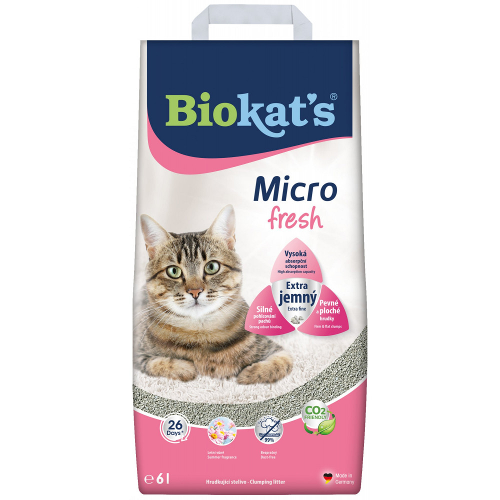 Biokat´s Biokats Micro Fresh kočkolit 6 L